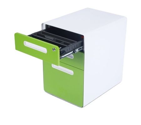 Tủ tài liệu bằng thép ISO14001 ODM, Tủ tài liệu bên cạnh 3 ngăn kéo có khóa