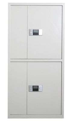 Khóa thông minh điện tử Tủ bí mật ISO9001 Hai cửa dọc màu trắng