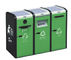 Thùng rác thông minh bằng thép không gỉ ngoài trời, Thùng rác tự động EN 840 và Thùng rác tái chế
